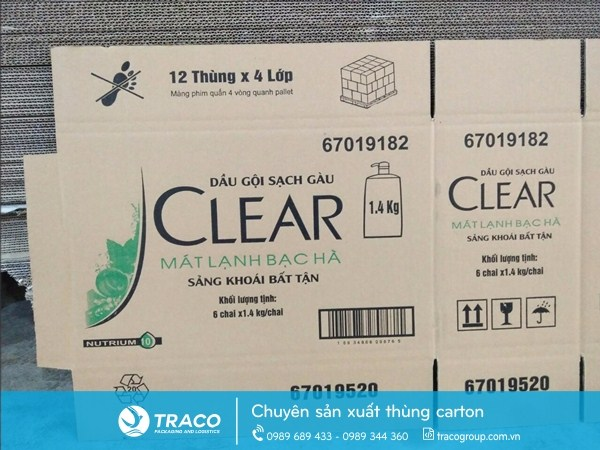 Hộp Carton đựng dầu gội