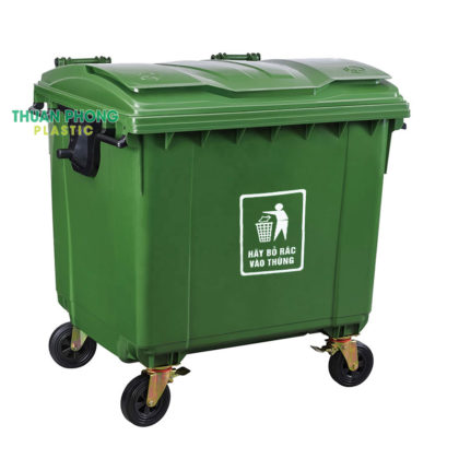 Thùng rác nhựa 1000l