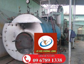 Lò hơi đốt củi 750kg