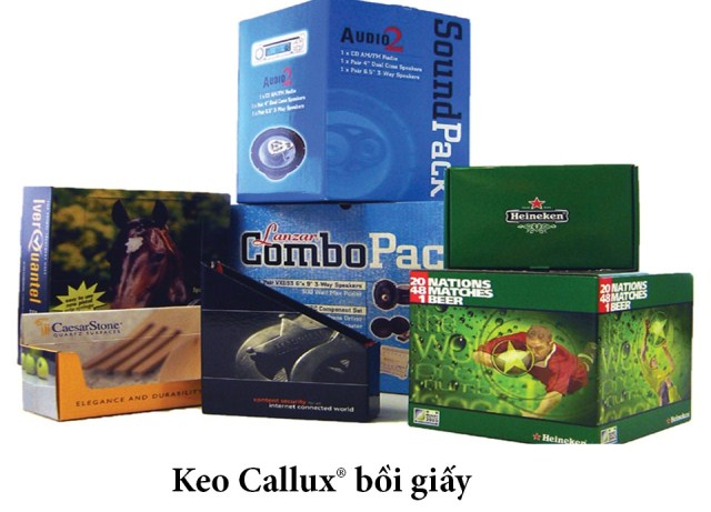 Keo Callux bồi giấy