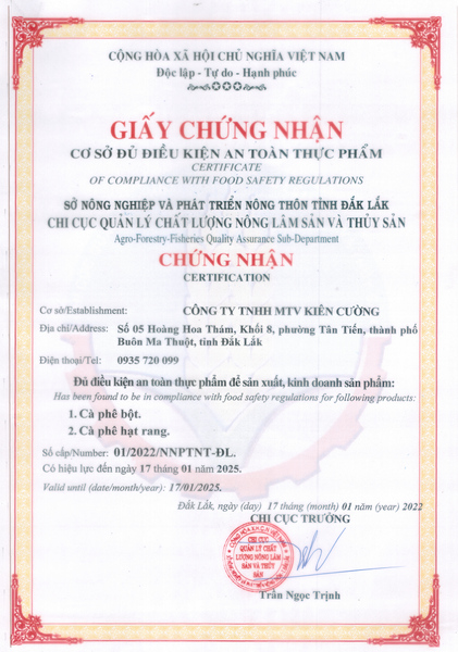 Giấy chứng nhận
