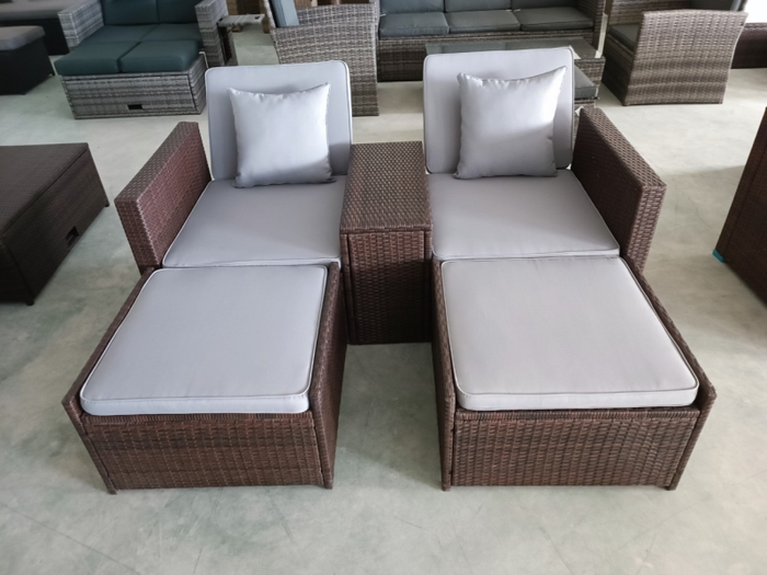 Bàn ghế nhựa giả mây