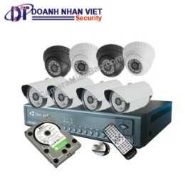 Bộ kit 8 camera cho văn phòng, nhà xưởng