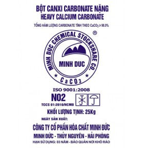 Bột đá nặng CaCO3 loại N02