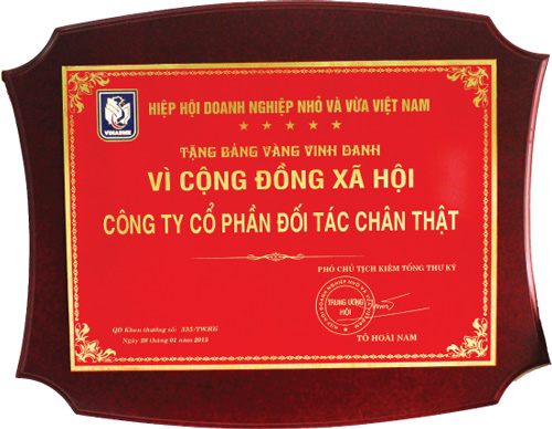 Vinh Danh Doanh Nghiệp Vì Cộng Đồng Năm 2015