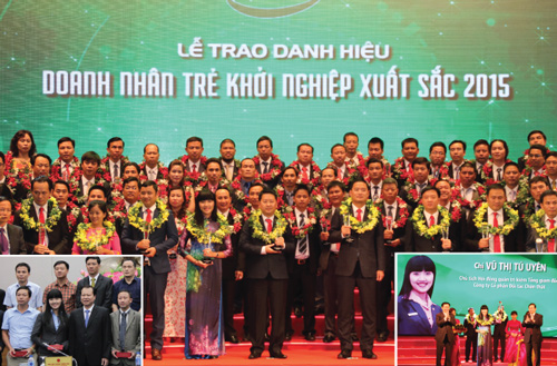 Top 10 doanh nhân trẻ xuất sắc năm 2015