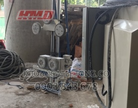 Đào đất thi công tầng hầm