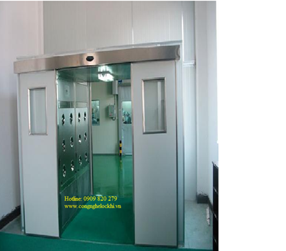 Buồng tắm khí cửa trượt tự động