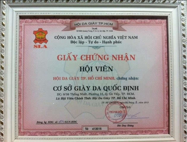 GCN Hội Viên Hội Da Giày