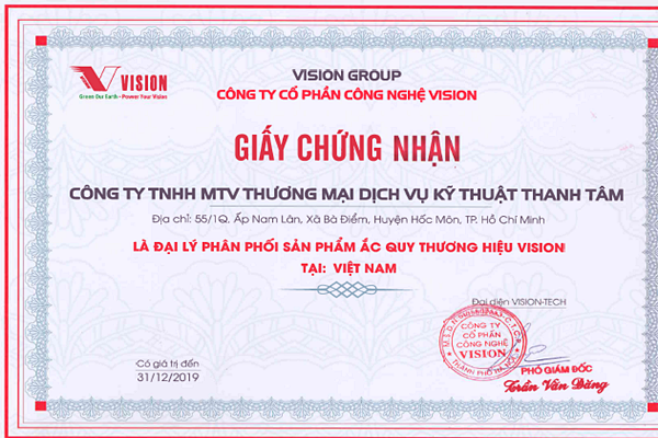 Giấy chứng nhận