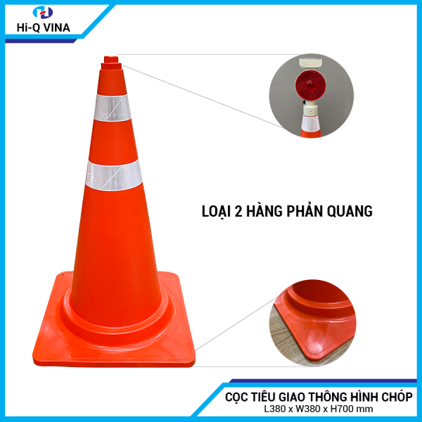 Cọc tiêu giao thông hình chóp
