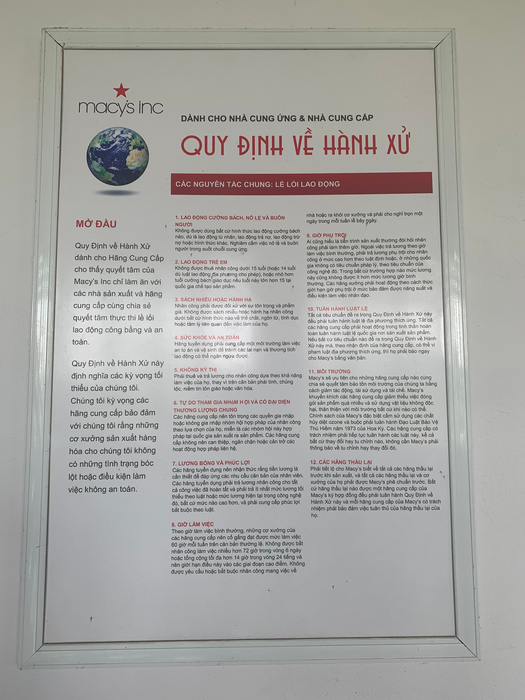 Quy định về hành xử