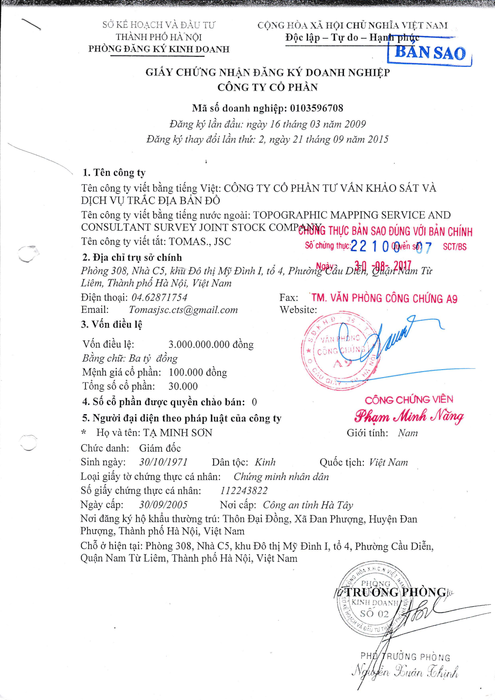 Đăng Kí Kinh Doanh