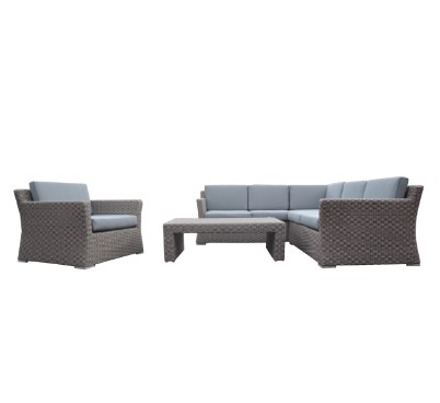 Bàn ghế sofa nhựa giả mây PRSF-194