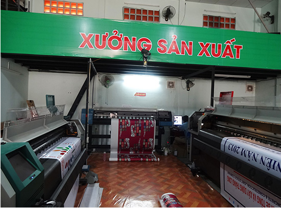 Xưởng in và gia công KTS