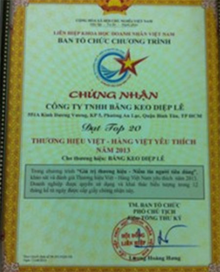 Giấy chứng nhận