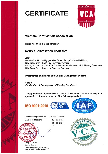 ISO 9001:2015