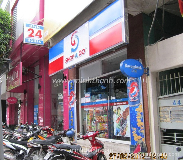 Bảng hiệu Shop & Go