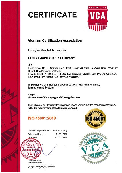 ISO 45001:2018