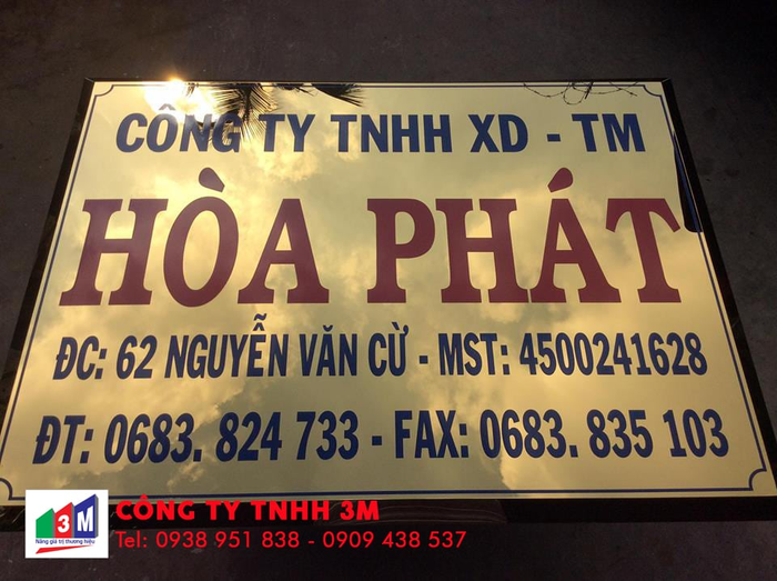 Thi công bảng hiệu quảng cáo