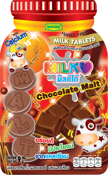 Kẹo sữa viên Milko - Vị chocolate