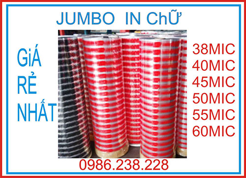 Jumbo opp in chữ