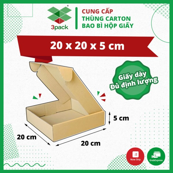 Hộp carton nắp cài