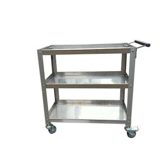 Xe đẩy 3 tầng inox