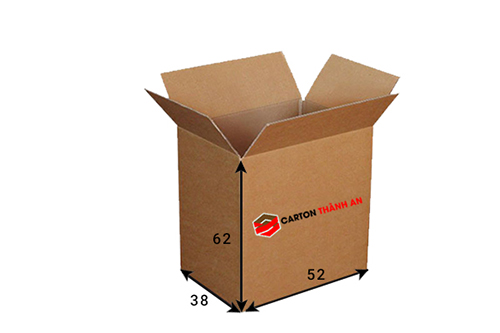 Thùng carton 3 lớp 52x38x62cm - sóng C