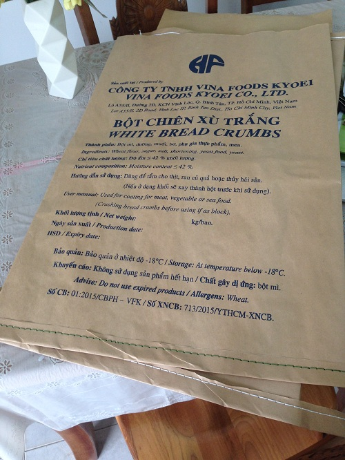 Bao đựng bột chiên xù