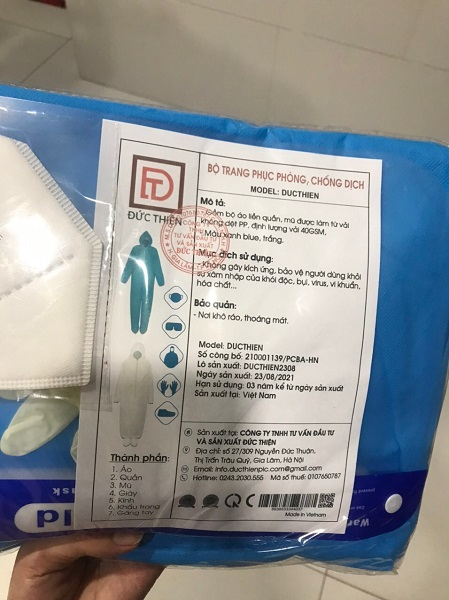 Đồ phòng dịch 7 món