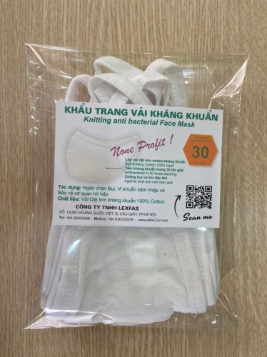 Khẩu trang vải kháng khuẩn