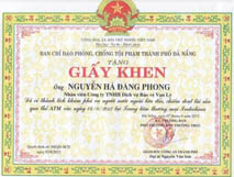 Giấy khen