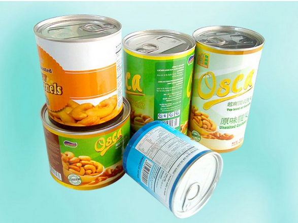Lon giấy đựng hạt điều