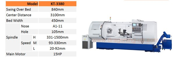 Máy tiện CNC KT3380
