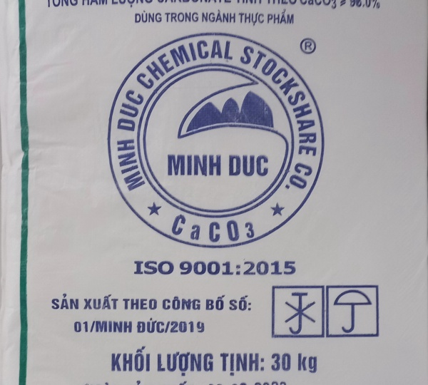 Bột CaCO3 phụ gia dùng trong thực phẩm