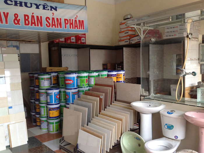 Gian hàng trưng bày sản phẩm