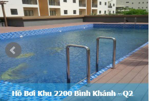 Hồ bơi khu 2200 Bình Khánh Q2