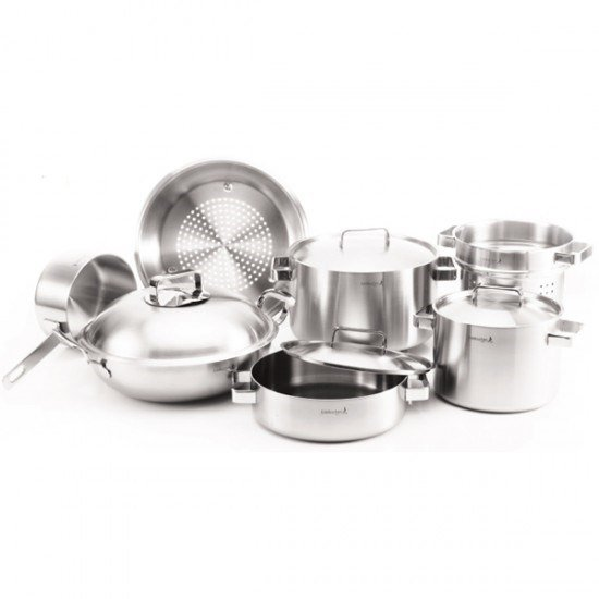 BỘ NỒI INOX CAO CẤP EDELKOCHEN 3 ĐÁY