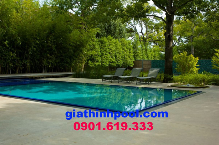 Xây dựng hồ bơi âm đất