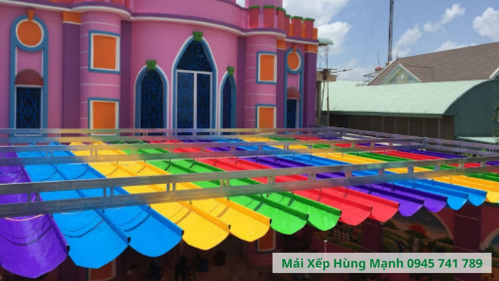 Mái xếp lượn sóng