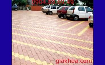 Gạch Ziczac block bãi đậu xe