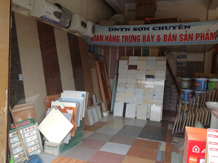 Gian hàng trưng bày sản phẩm