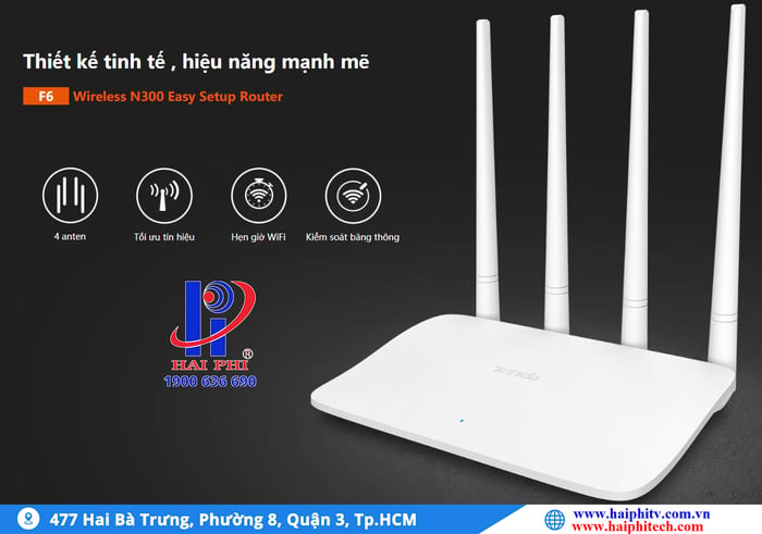 Router Wifi Tenda F6 Wireless