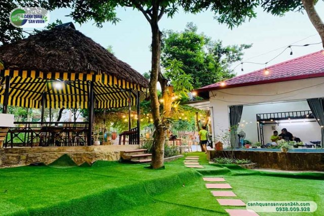Thiết kế biệt thự sân vườn