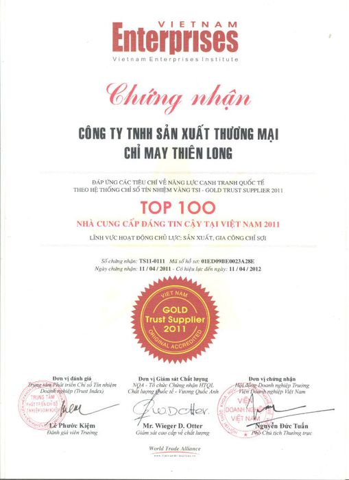 Chứng nhận