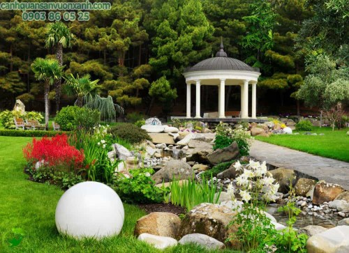 Thiết kế, thi công sân vườn