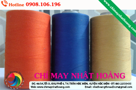 Chỉ cotton, polyester