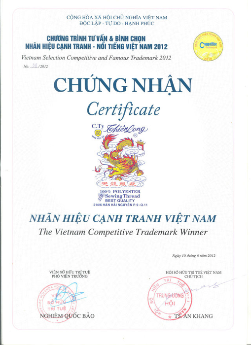 Chứng nhận