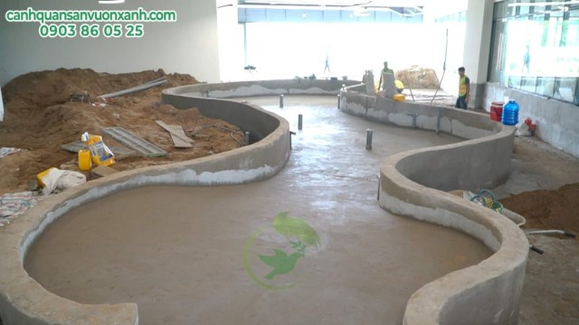 Dịch vụ thiết kế & thi công hồ cá Koi